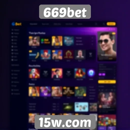 Interface do usuário do 669bet é amigável e intuitiva